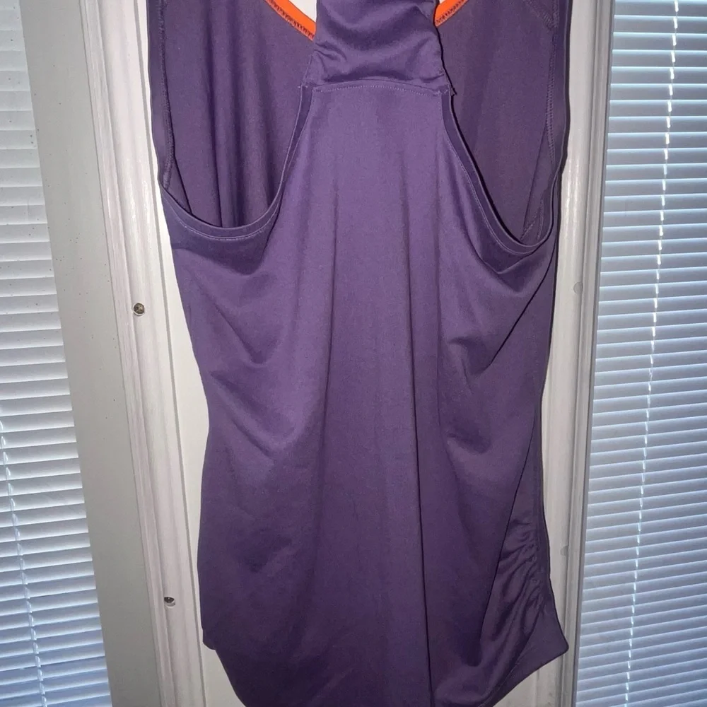 Nike Purple Tank Top with Orange Accent